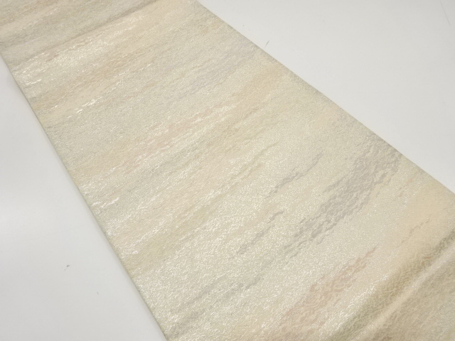 JAPANESE KIMONO / ANTIQUE FUKURO OBI / SILK / WOVEN MIST